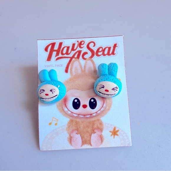 NWOT 1 Handmade Labubu SS Earrings - Picture 5 of 7